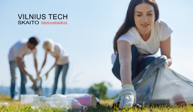 VILNIUS TECH SKAITO laisvalaikis: leidiniai aplinkosaugos, perteklinio vartojimą, klimatologijos temomis